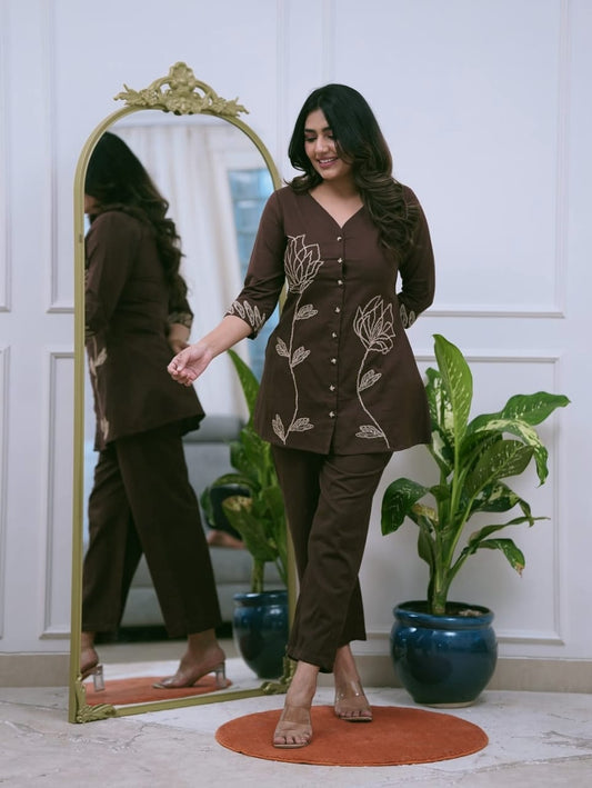 Kurta Beat the heat with our new summer cord set